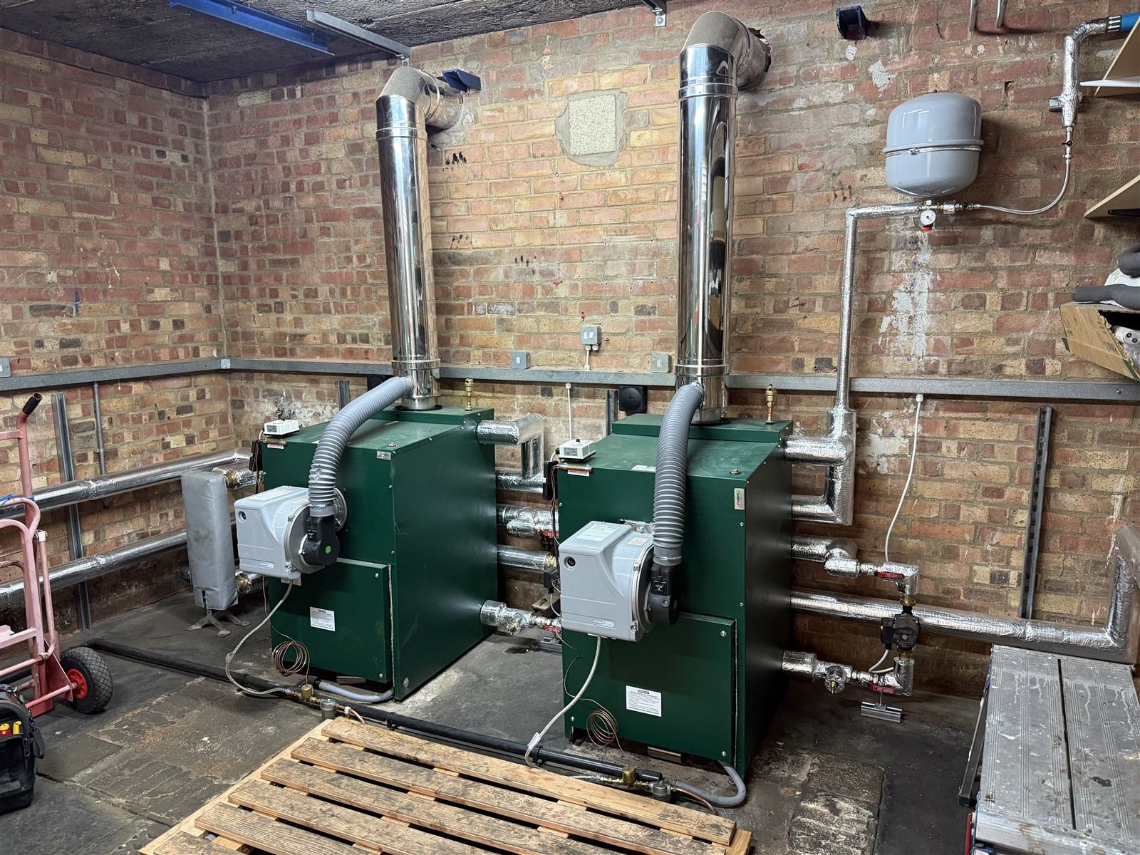 Firebird commercial boiler installation at Mulberry Bush School
