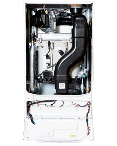 Ideal Evomax 2 with casing removed to show service access