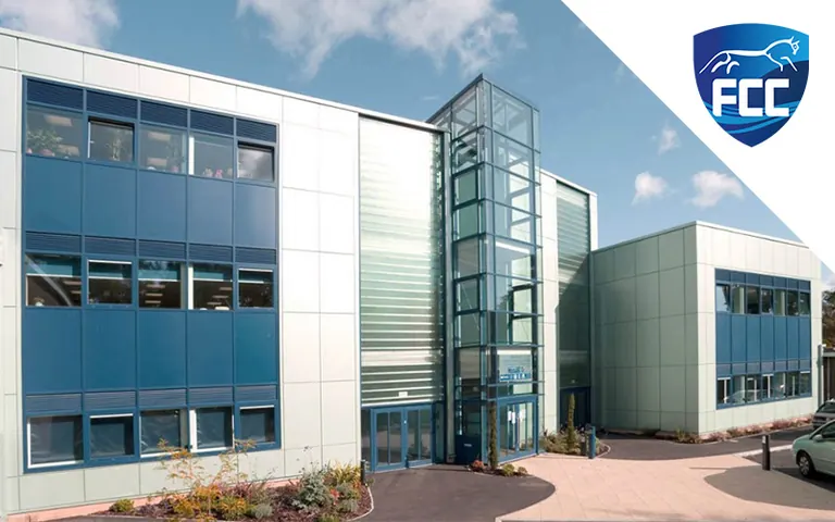 Exterior of Faringdon Community College in Faringdon