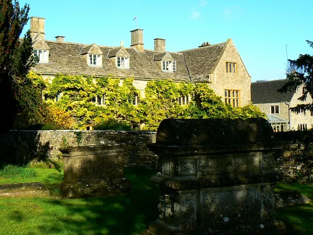 Historic stone exterior of the Old Prebendal House care building in Shipton-under-Wychwood.