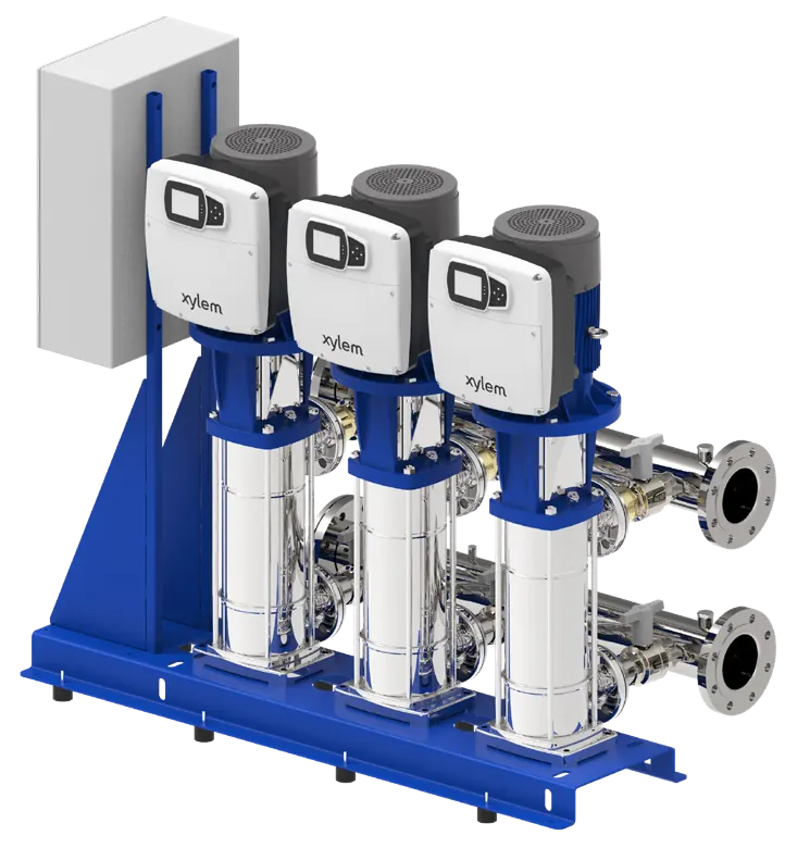 Lowara GHV with hydrovar X+ — manufacturer product photograph
