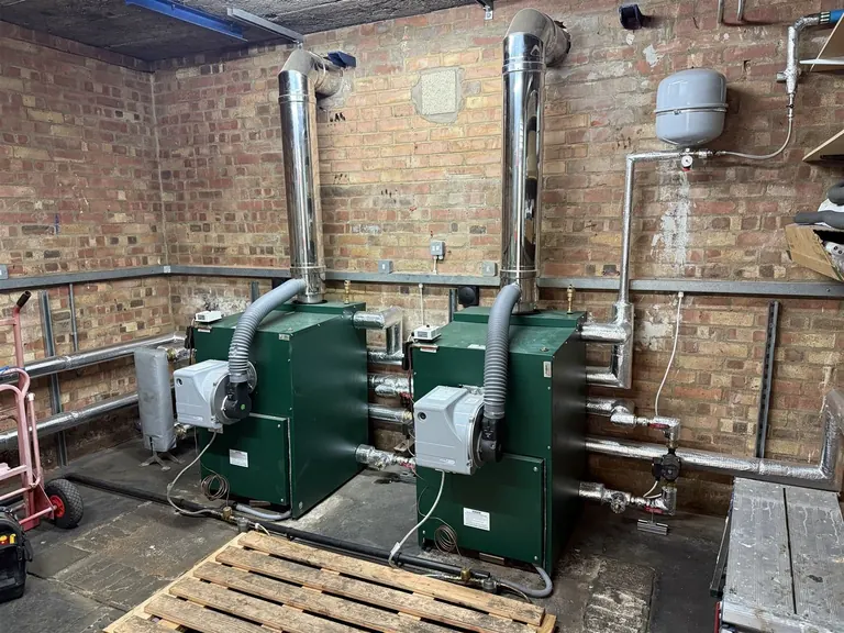 Firebird commercial boiler installation at Mulberry Bush School