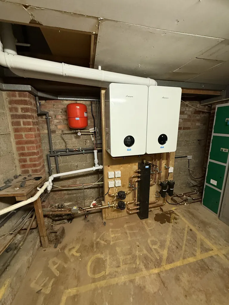 Completed heating installation at Vale and Downland Museum