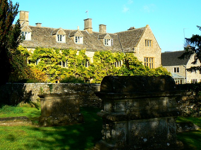 Historic stone exterior of the Old Prebendal House care building in Shipton-under-Wychwood.